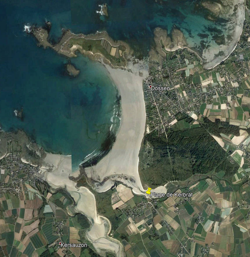 Plage de Kerbrat. Plougoulm