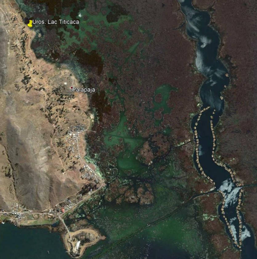 Prs de la ville des Uros